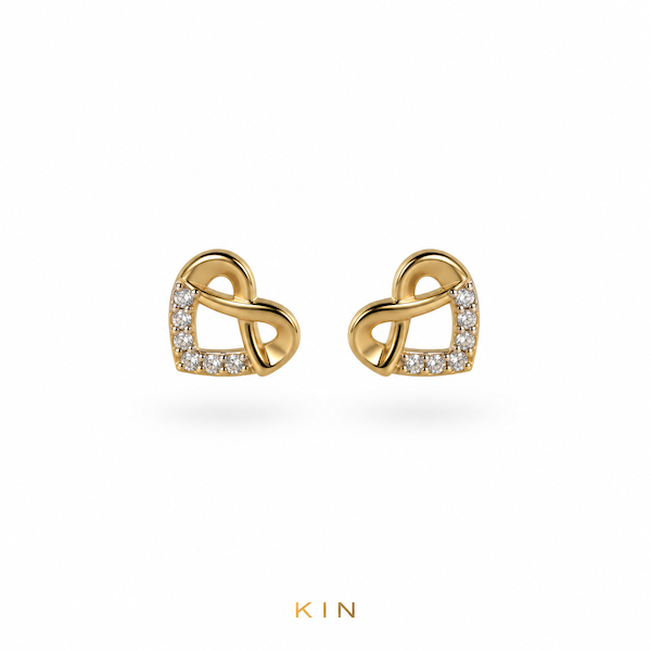 گوشواره طلای KIN مدل FRM104